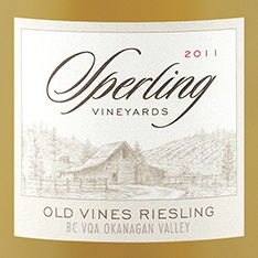 SPERLING VINEYARDS OLD VINES RIESLING 2011